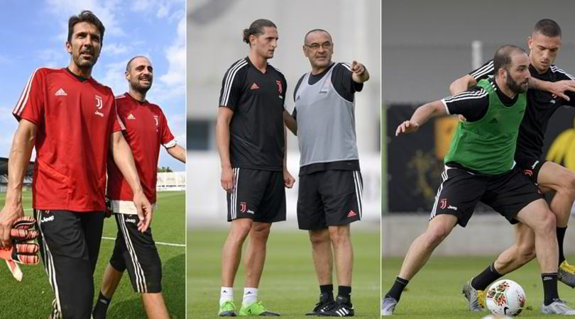 Juve, primo allenamento dell'era Sarri