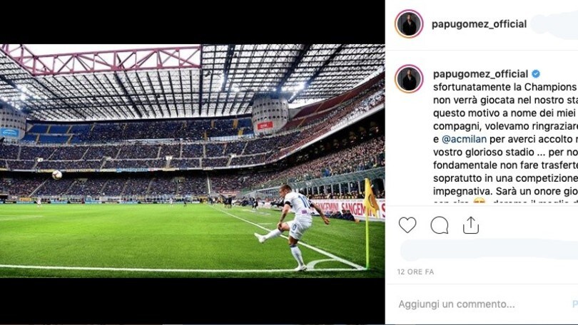 Atalanta a San Siro per la Champions. Il Papu ringrazia, mentre Petagna prende in giro Ilicic