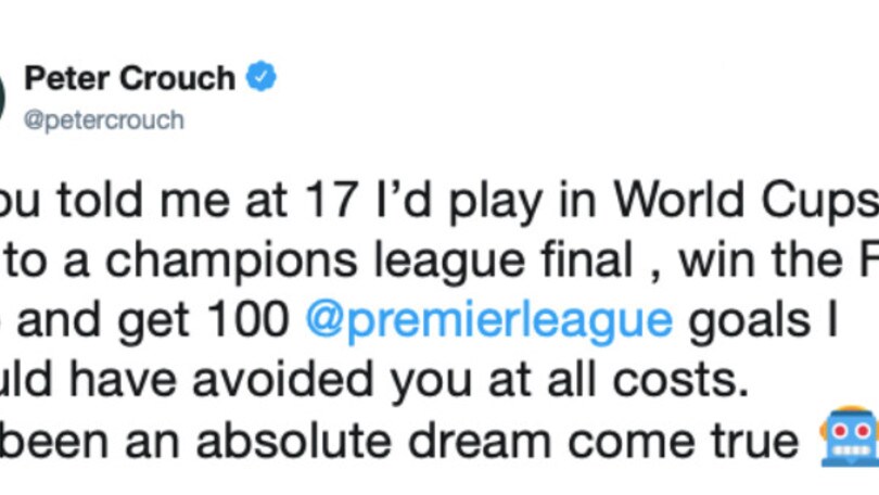 Crouch dice addio al calcio: "Questo sport mi ha dato tantissimo"