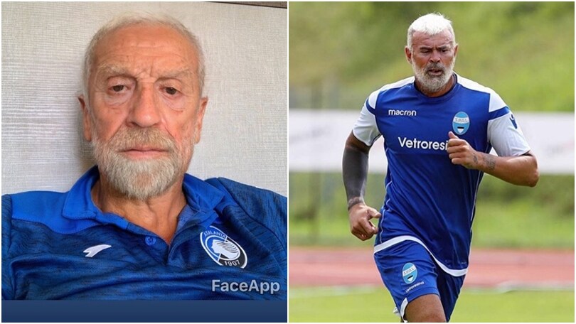 Gomez e Petagna vecchi per un giorno: lo scherzo social