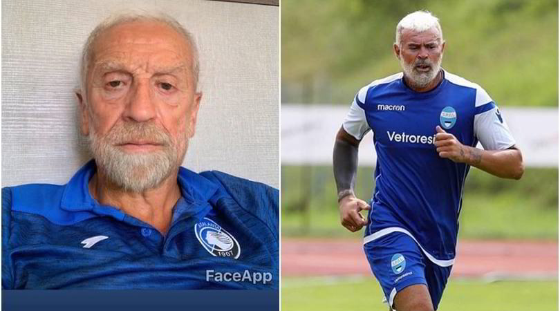 Gomez e Petagna vecchi per un giorno: lo scherzo social