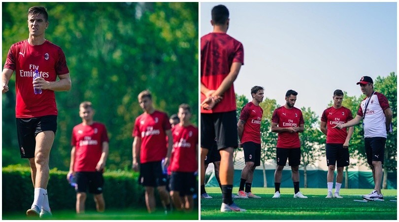 Il Milan assiste alle lezioni di professor Giampaolo