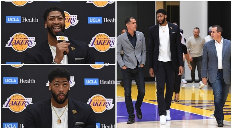 Davis presentato ufficialmente dai Los Angeles Lakers