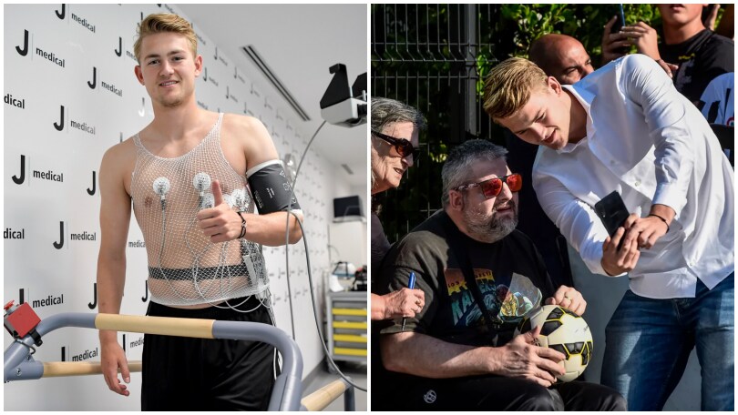 De Ligt al J Medical: primo giorno da bianconero