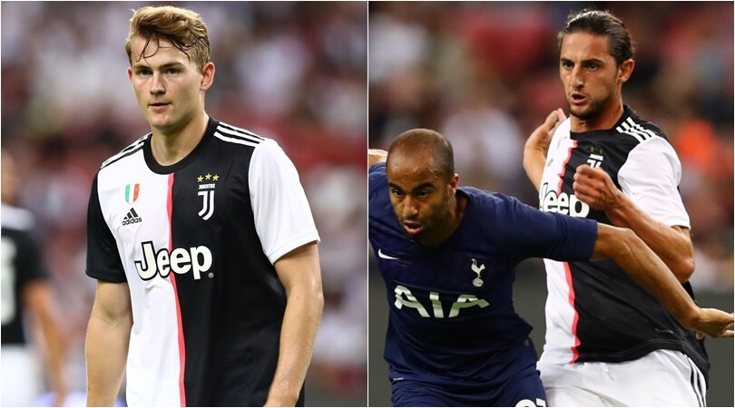 Juve, l'esordio di De Ligt e Rabiot con la maglia bianconera