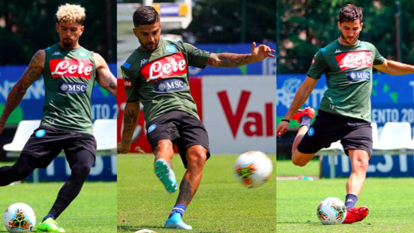 Napoli, allenamento dedicato ai calci di punizione
