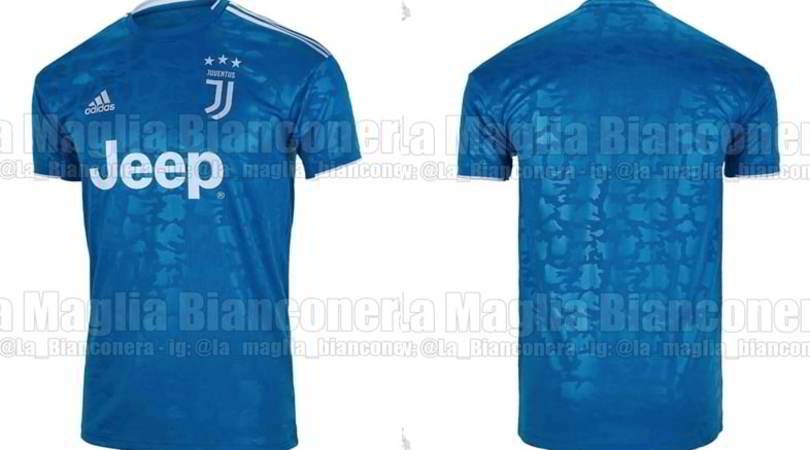 Juve, ecco la terza maglia: spuntano l'azzurro e il bianco