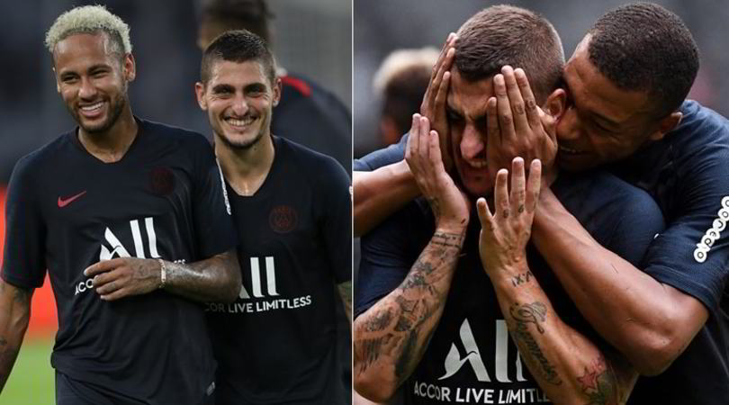 Psg, Verratti show in mezzo a Mbappé e Neymar