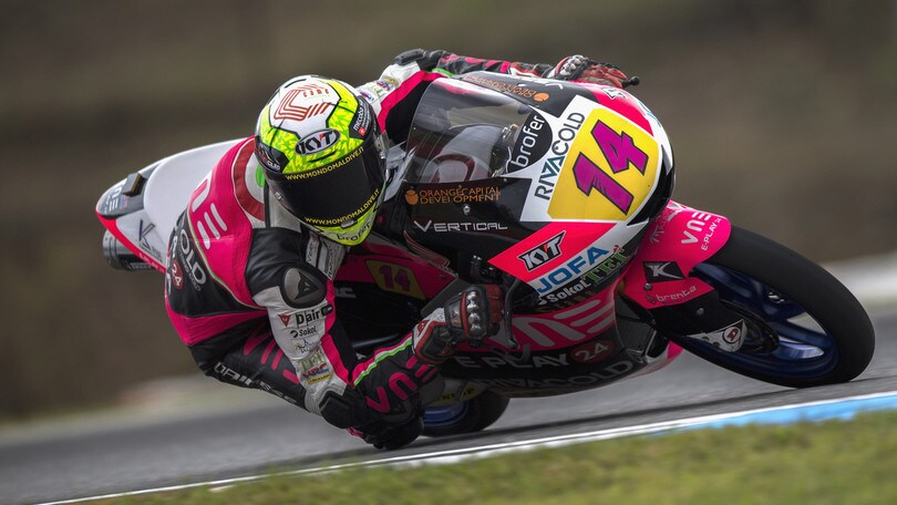Moto3: a Brno pole per Tony Arbolino, Dalla Porta solo 17°