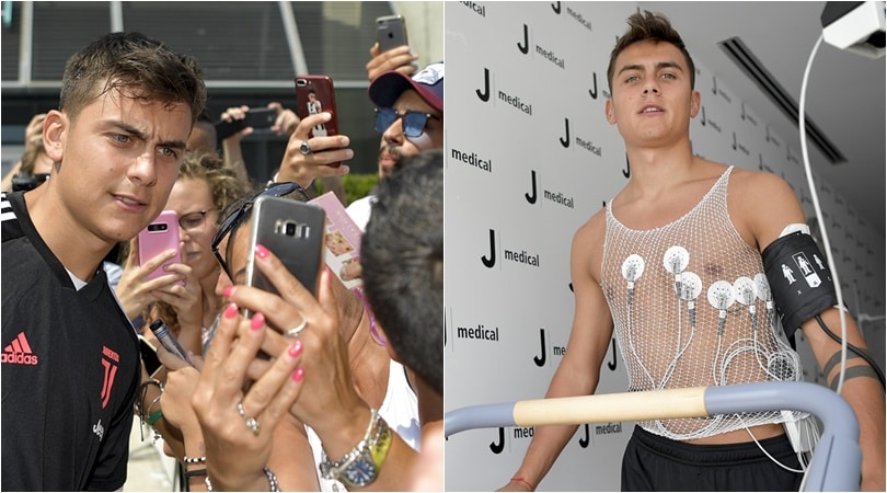 Juve, riecco Dybala: selfie con i tifosi e visite mediche