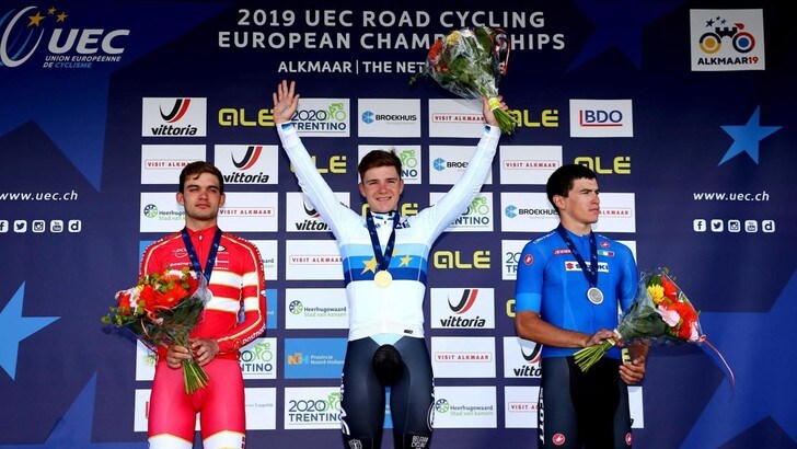 Affini bronzo agli Europei. Oro a Evenepoel