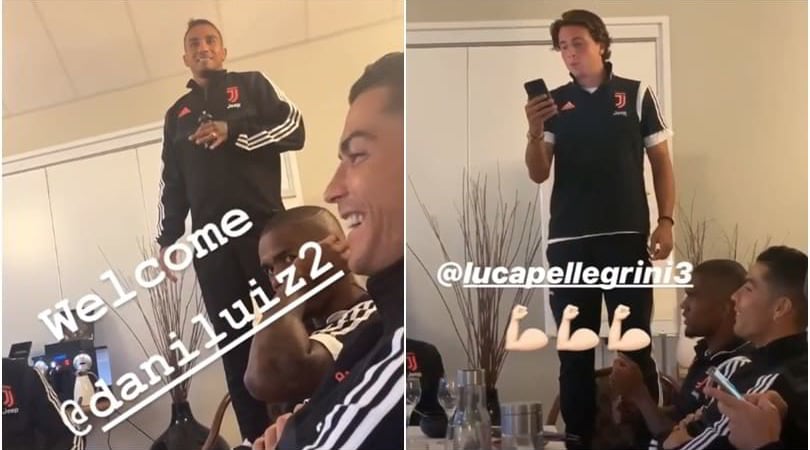 Juve, Danilo e Pellegrini cantanti per una sera