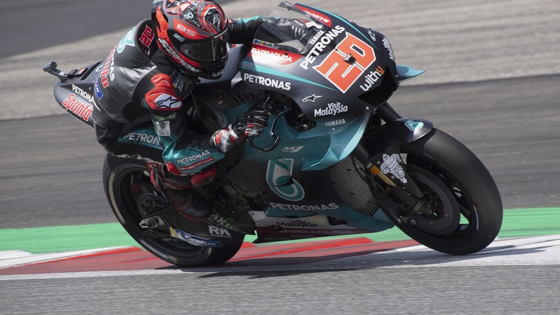 Quartararo: "Ho gestito bene le gomme, bel podio"