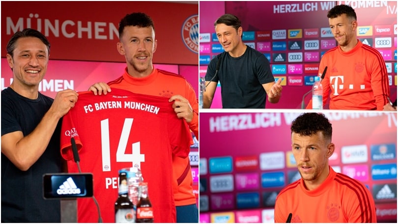 Il Bayern presenta Perisic: conferenza e maglia numero 14