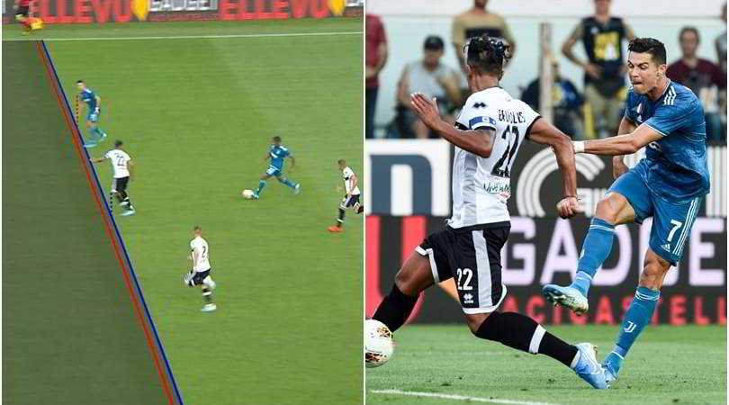 Ronaldo, gol annullato dal Var: il fuorigioco è millimetrico!