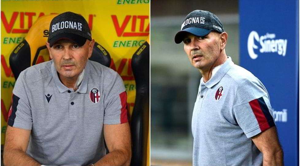 <p>Sinisa, nonostante la malattia, c'è a Verona per il debutto dei rossoblù in campionato</p>
