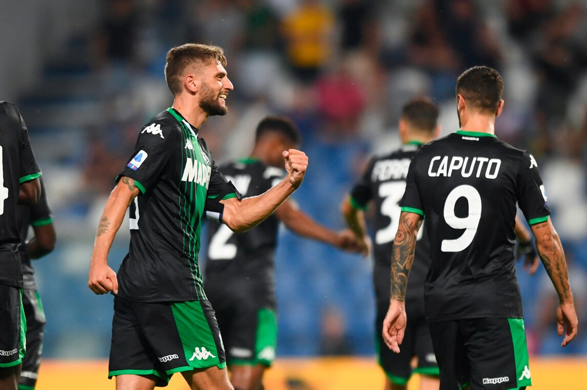 La notte di Berardi: tripletta in Sassuolo-Sampdoria