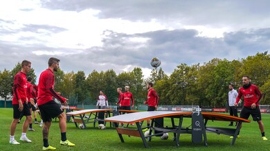 Milan, che divertimento con il Teqball