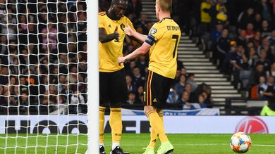 Lukaku-De Bruyne, gol e assist a grappoli: il Belgio vola