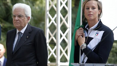 La Pellegrini da Mattarella: