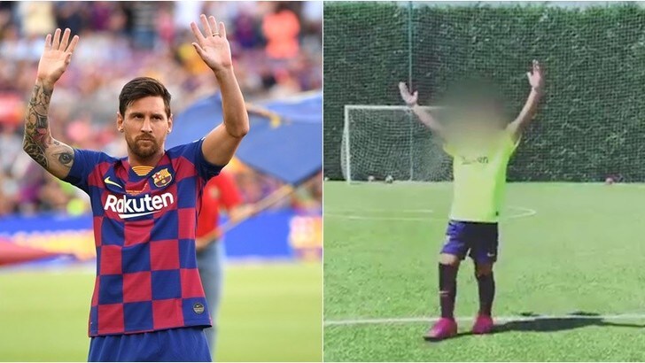 Mateo Messi è pronto a sfidare il figlio di Cristiano Ronaldo