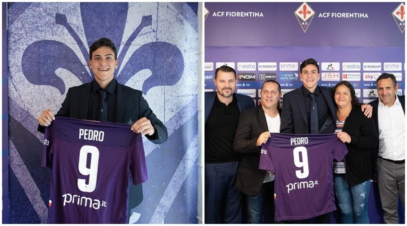 La Fiorentina presenta Pedro: debutta contro la Juve?