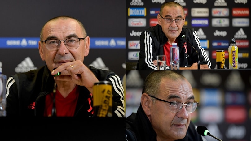Sarri in conferenza stampa: le emozioni della prima volta