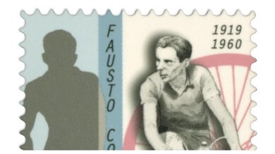 Coppi, un francobollo per ricordare il mito dell'Airone nel centenario della nascita