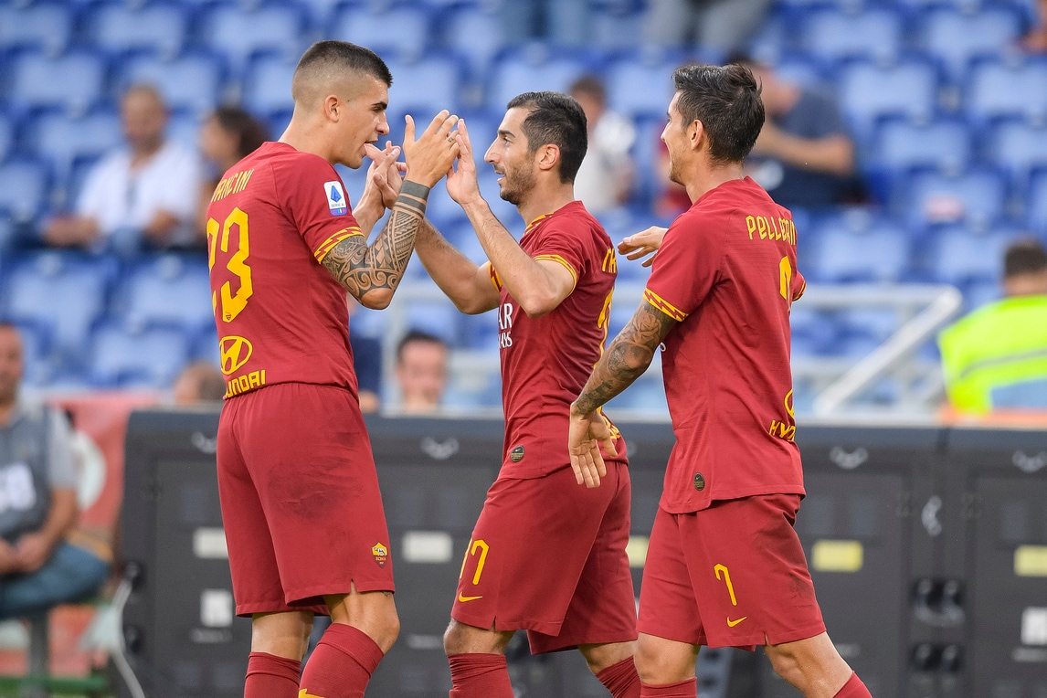 Esordio con gol per Mkhitaryan: poker Roma al Sassuolo