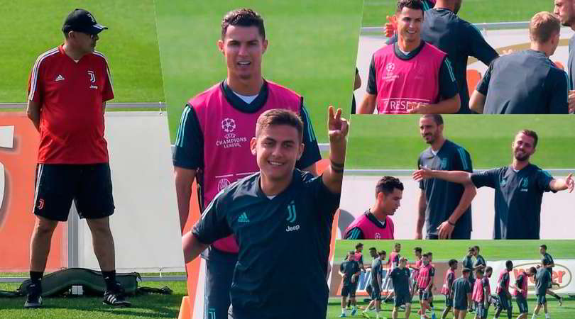 Dybala-Ronaldo, sorrisi alla vigilia dell'Atletico. Pjanic si è allenato