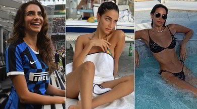 Jessica Kahawaty, la sexy modella austrialana innamorata dell'Inter
