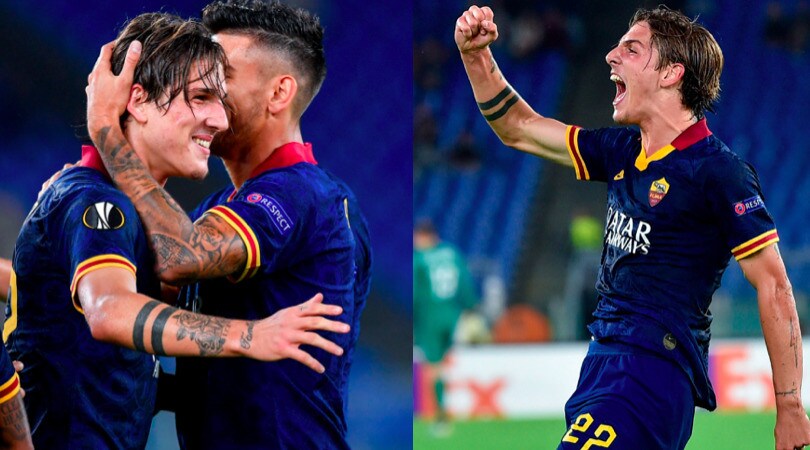 Roma, poker al Basaksehir: Zaniolo protagonista con assist e gol