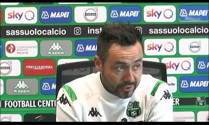 De Zerbi: "Non dobbiamo essere condizionati dalla sconfitta con la Roma"