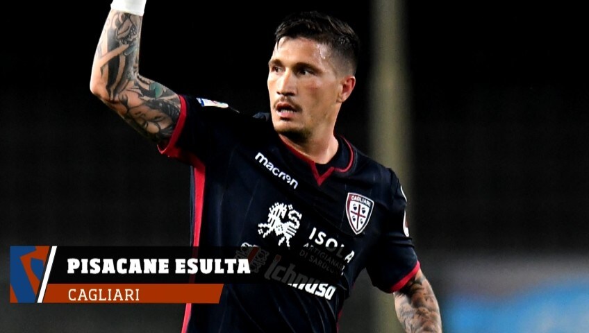 Cagliari, Pisacane esulta per la vittoria sul Napoli