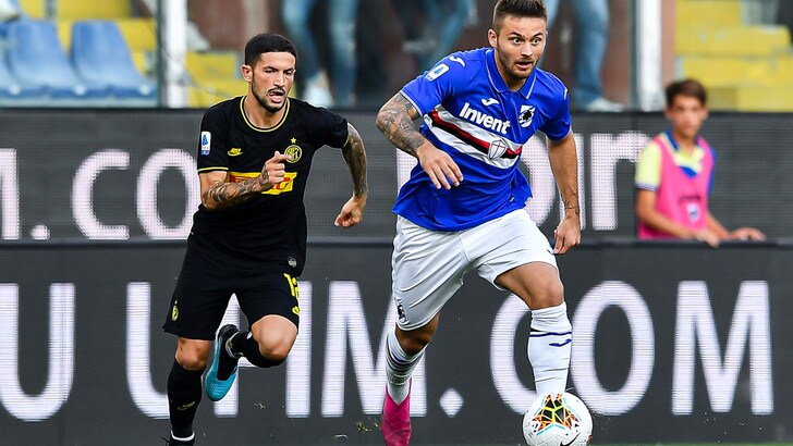Sampdoria, allenamento in gruppo per Linetty