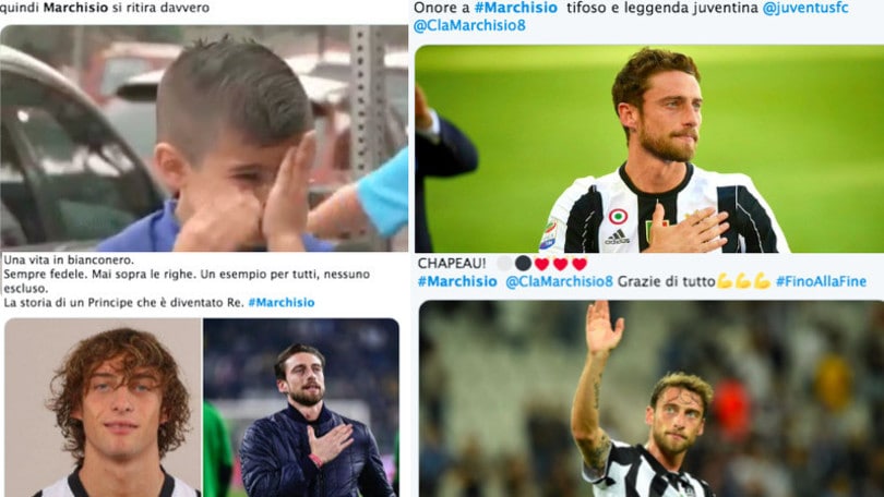 Marchisio si ritira, il saluto dei tifosi sui social: "Grazie Principino"