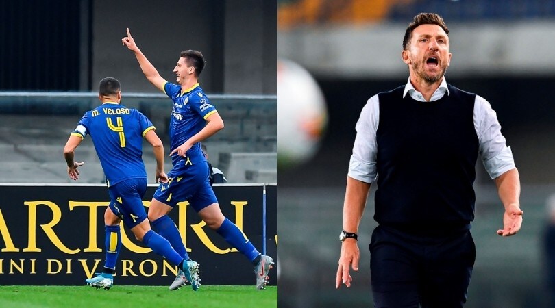 Verona-Sampdoria 2-0, la gioia di Kumbulla e il dramma di Di Francesco