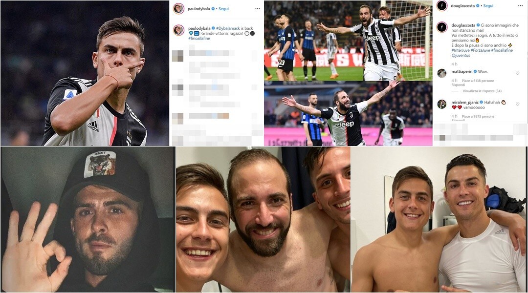 La Juve fa festa sui social: che messaggio di Douglas Costa!