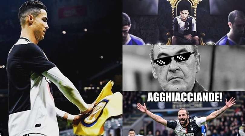 La Juve affonda l'Inter di Conte: le ironie sui social si scatenano
