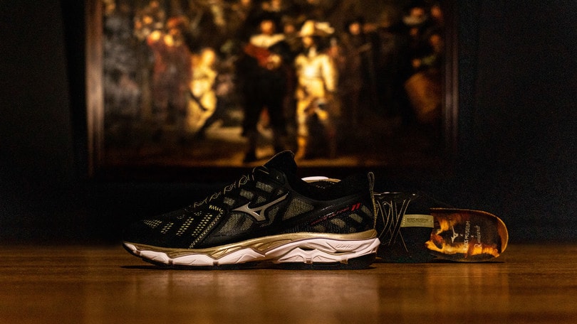 Mizuno veste la Wave Ultima 11 Amsterdam con il capolavoro di Rembrandt "The Night Watch"