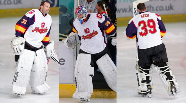 Cech si dà all'hockey: eccolo con la maglia dei Guildford Phoenix