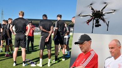 La Juve vola con i droni: è il segreto di Sarri per dare equilibrio alla squadra