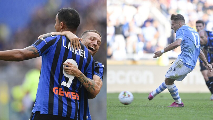 L'Atalanta vola con Muriel e Gomez ma si fa rimontare nel finale