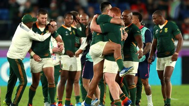 Galles ko, il Sudafrica in finale contro l'Inghilterra nel Mondiale di rugby