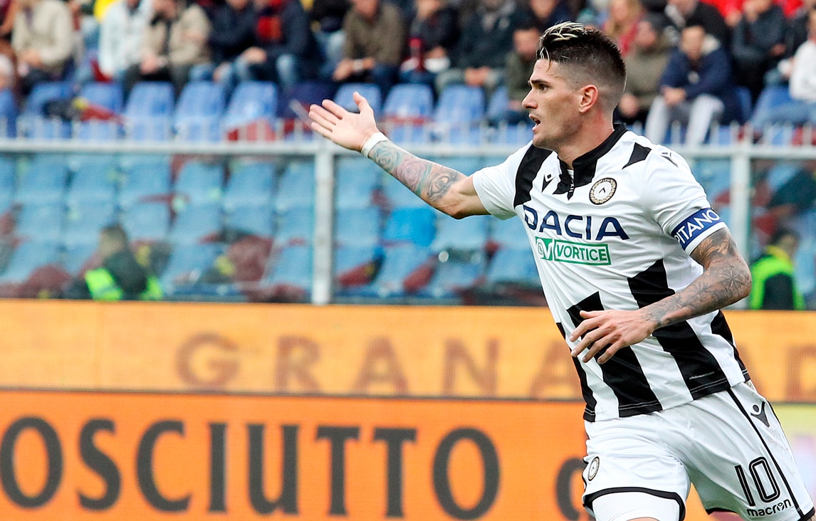 3-1 per l'Udinese a Marassi contro il Genoa