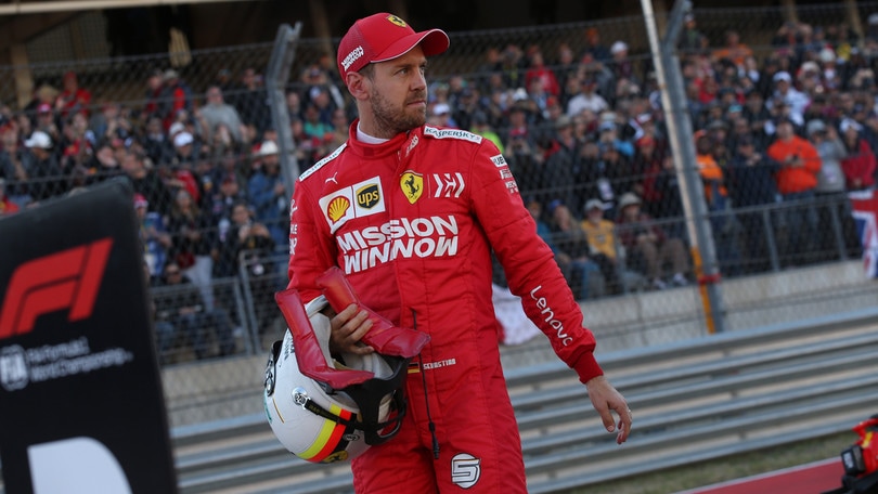 Gp Usa: Vettel si ritira! Rottura della sospensione per la sua Ferrari