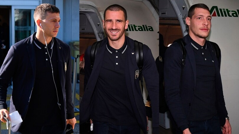 Da Bernardeschi a Bonucci e Belotti: l'arrivo della Nazionale in Bosnia