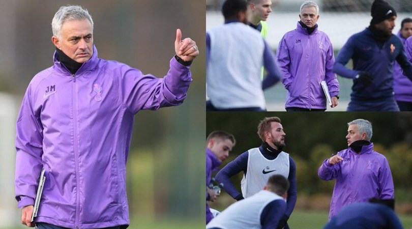 Tottenham, il primo giorno di Mourinho: ecco le foto dell'allenamento
