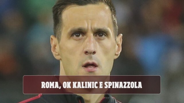 Roma, Kalinic e Spinazzola tornano ad allenarsi
