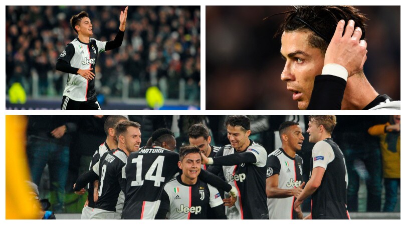 Dybala illumina la notte di Champions della Juve